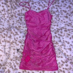 PINK SPARKLY SHEIN DRESS